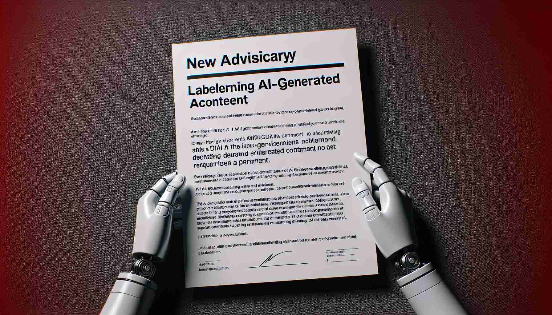 New AI Advisory: Labeling AI-Generated Content No Longer Requires Permit