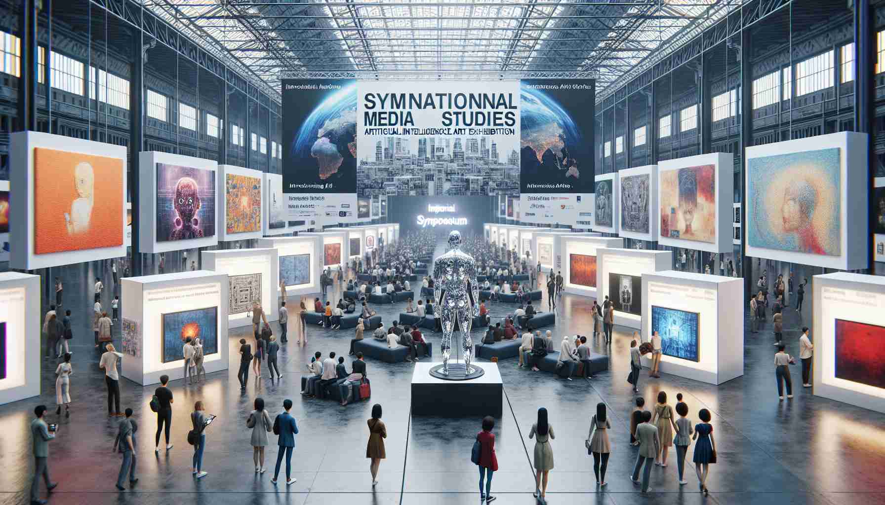 International Media Studies Symposium Introduces AI Art Exhibition