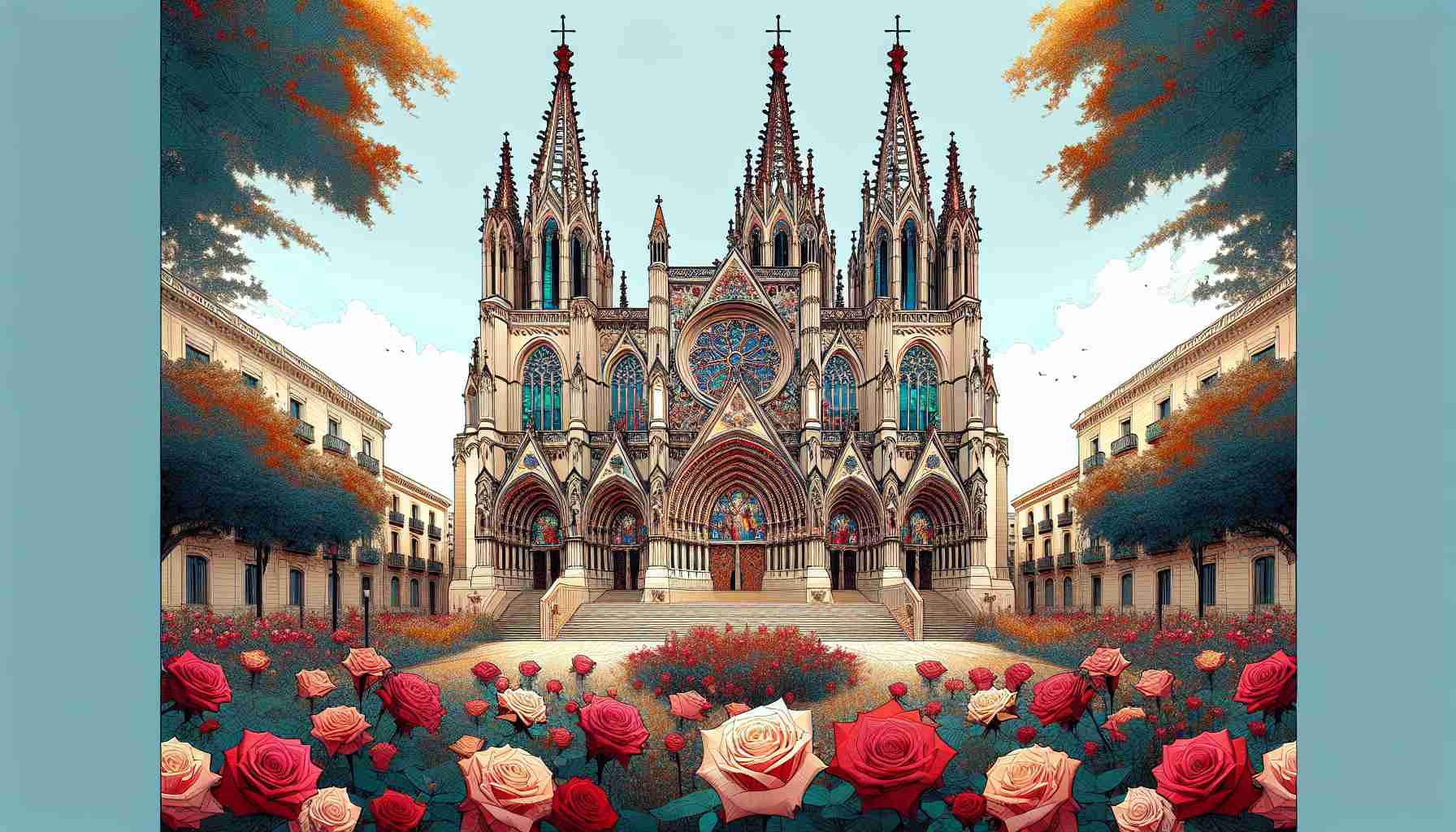 Ai-generated Visual Tribute Graces Sagrada Familia For Sant Jordi