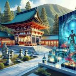 Innovative AI-Generated Art Exhibit at Toyotamahime Shrine