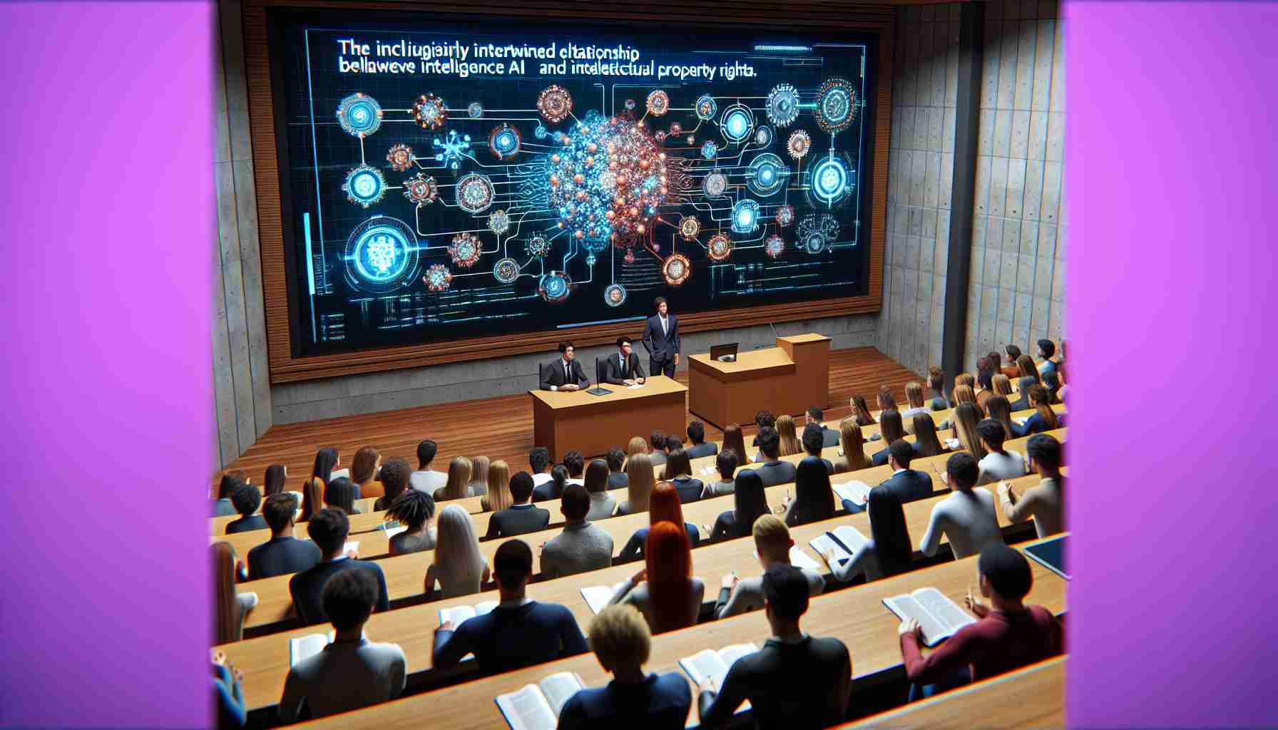 Emerging Interplay of AI and Intellectual Property Rights Explored in University Lecture