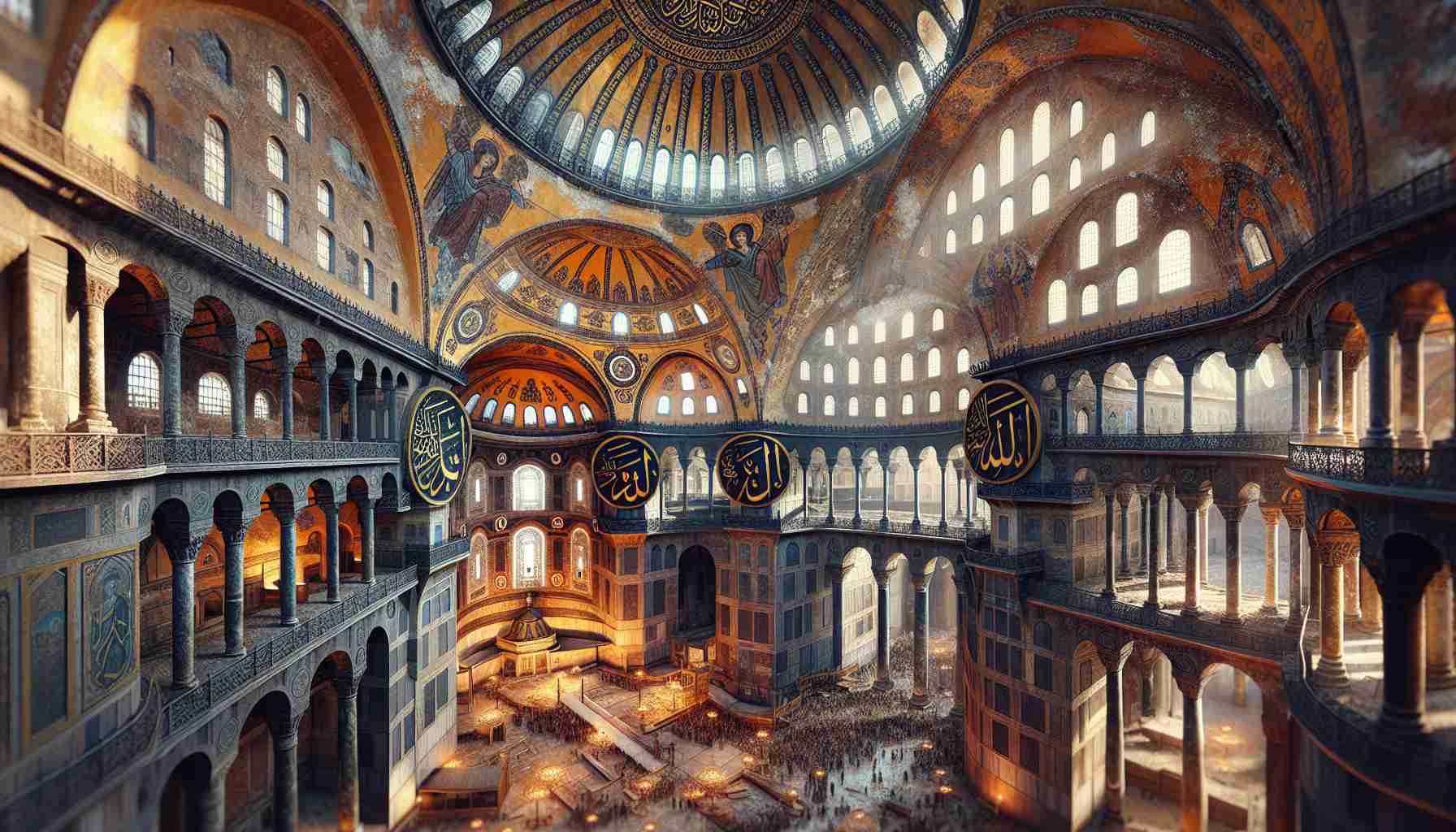 AI Revives the Grandeur of Hagia Sophia in 6th Century Glory