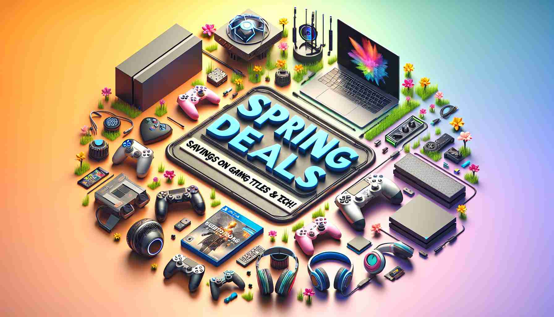 Spring Deals: Savings on Gaming Titles and Tech!