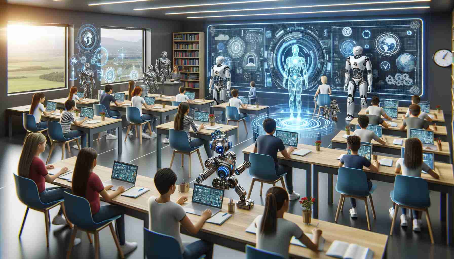 Envisioning the Future of Education through AI and Robotics