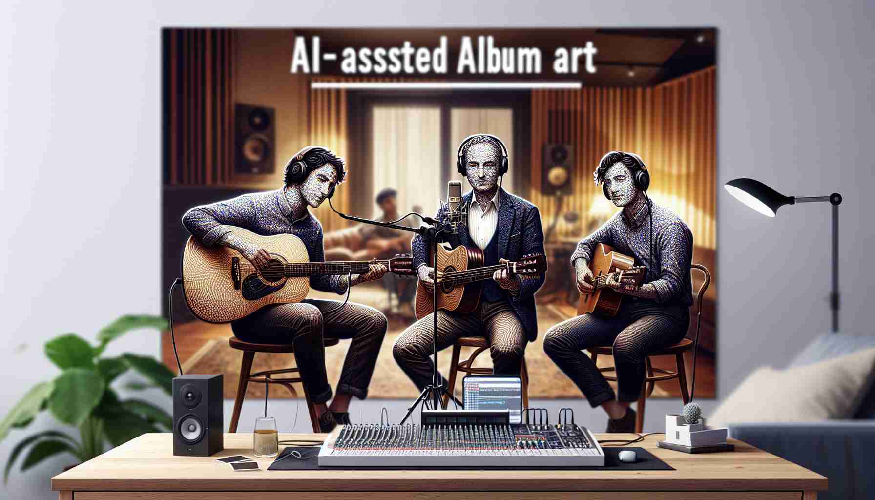 Bordeaux Trio Strikes a Chord with AI-Assisted Album Art