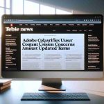 Adobe Clarifies User Content Usage Concerns Amidst Updated Terms