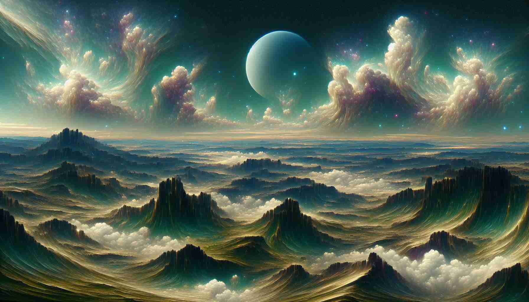 Imaginary Landscapes Projected through AI