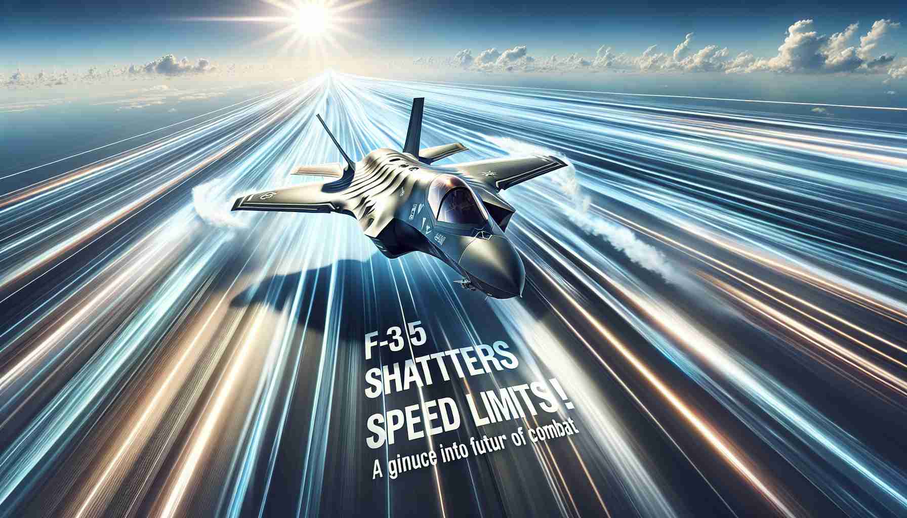 F-35 Shatters Speed Limits! A Glimpse into the Future of Air Combat.