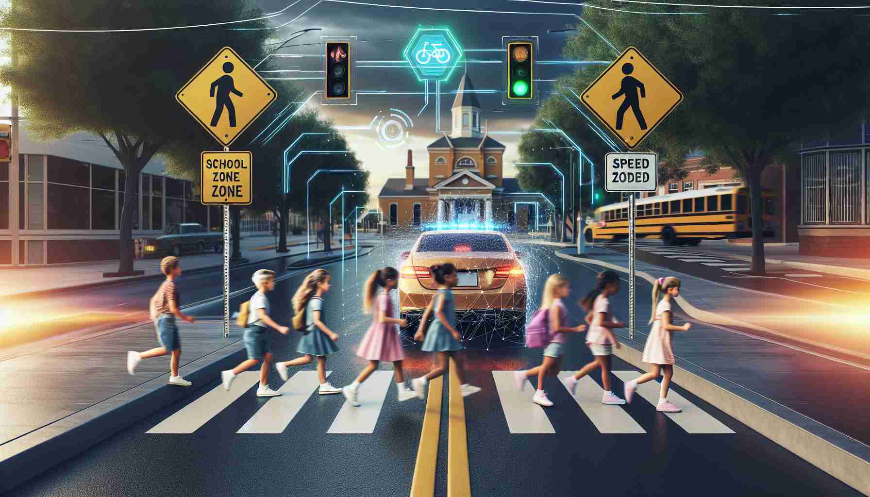 Revolutionary AI System Takes Aim at Reckless Drivers in School Zones!