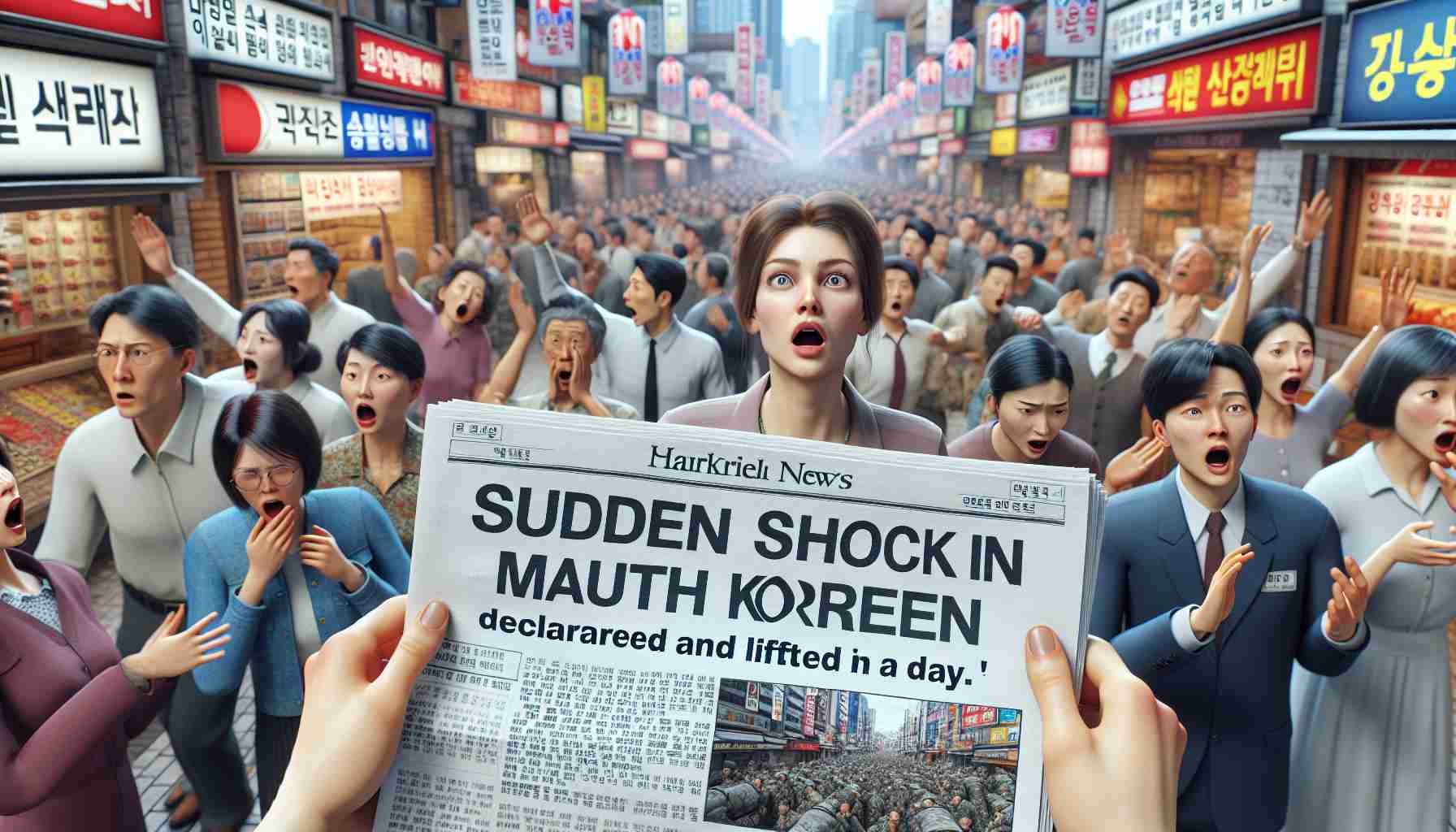 Sudden Shock in South Korean Market. Martial Law Declared and Lifted in a Day.