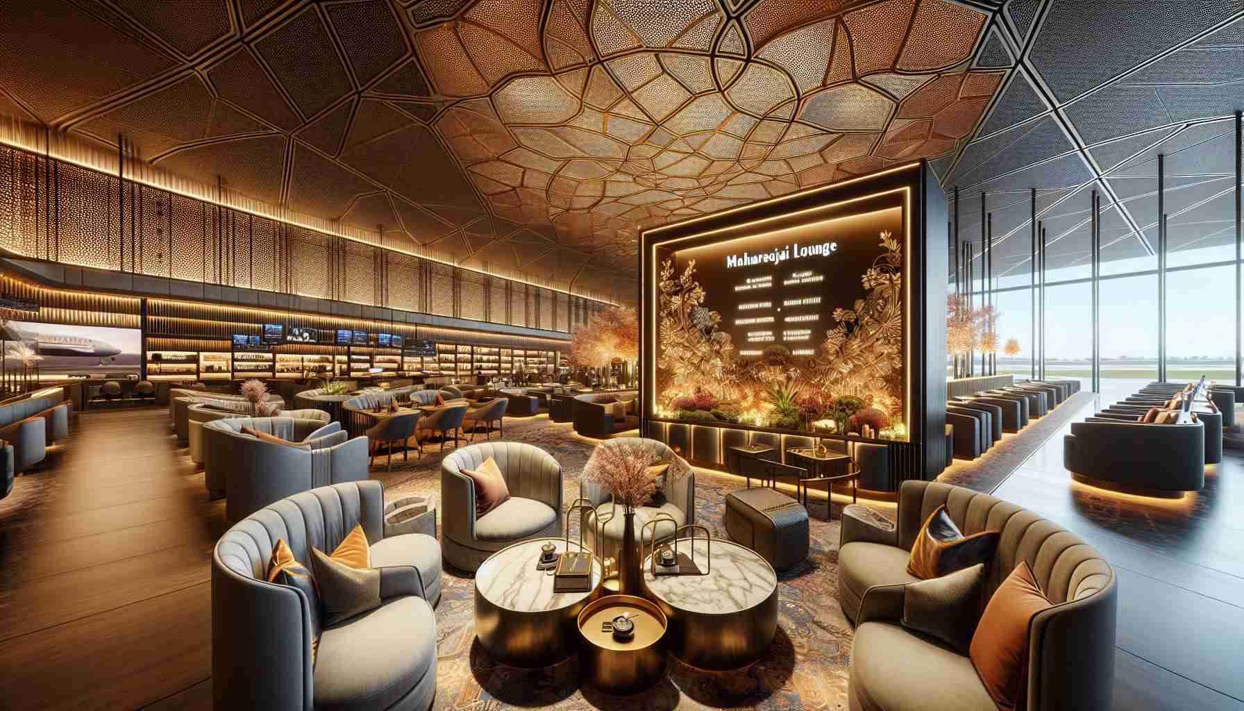 Luxury Reimagined! Discover the Future of Comfort at Delhi Airport's Maharaja Lounge